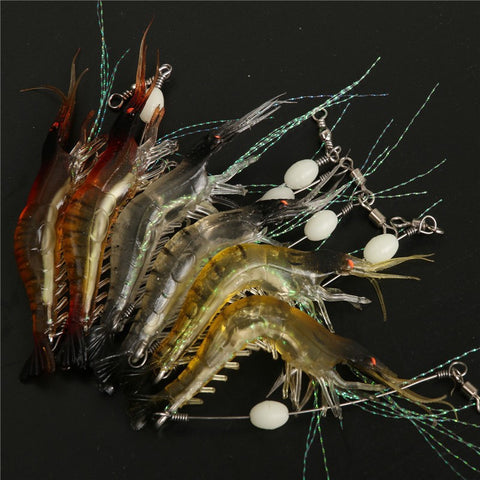 Luminous Soft Shrimp Lures